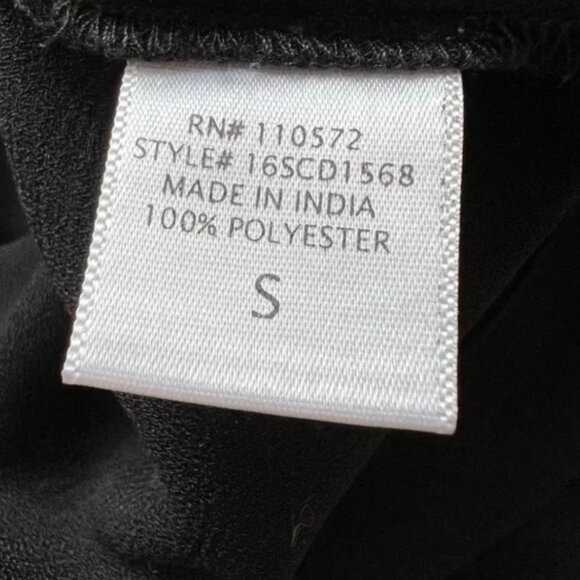 Twelfth street by Cynthia Vincent - black, embroidered minidress - New, sz S - Picture 9 of 10